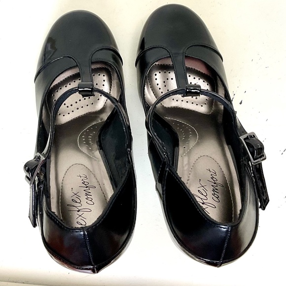 Dexflex Comfort Women's Kathleen Black Mary Jane Stiletto Pump Heel Shoes 8.5 - Picture 7 of 13